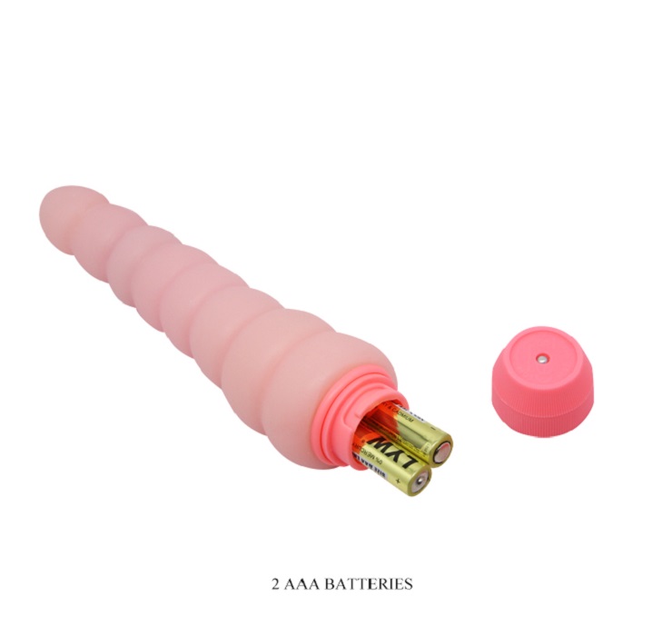 Dương vật giả Baile Flexi Vibe gân nổi sóng massage điểm G đa chế độ rung