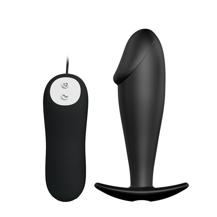 Dương vật giả gay 2 in 1 mỏ neo silicon chống nước cực hót