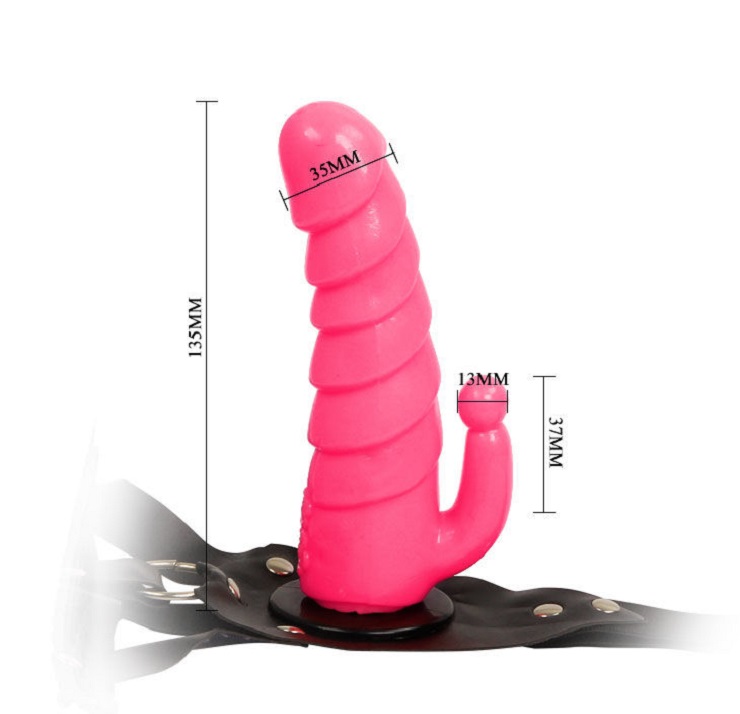Dương vật giả dây đeo Baile Rosa ngón tay phụ tăng khoái cảm les