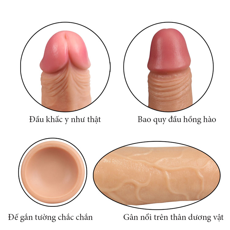 Dương vật giả nhỏ chân thật đế tường siêu bền mềm mại kích thích Dương vật giả nhỏ chân thật đế tường siêu bền mềm mại kích thích