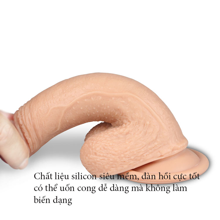 Dương vật giả silicon siêu mềm dính tường kích thước lớn hút chân không Dương vật giả silicon siêu mềm dính tường kích thước lớn hút chân không