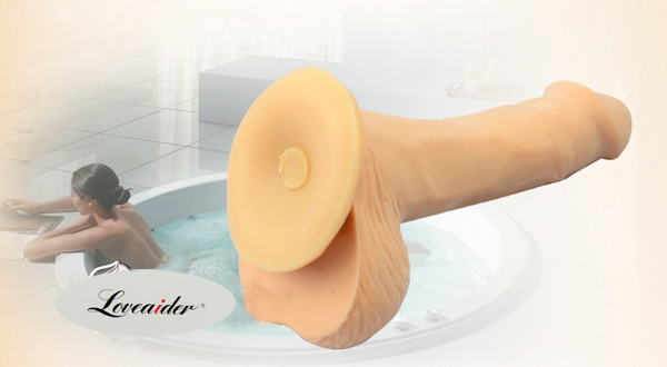 Dương vật giả gắn tường Loveaider mềm dẻo siêu thực kích thích mạnh mẽ