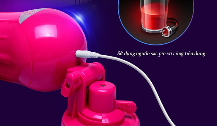 Dương vật giả Easy Love tự động nhấp thụt rung cực mạnh