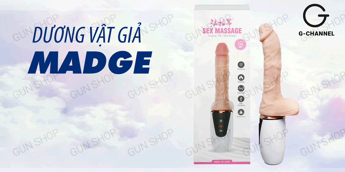 Dương vật giả Dibe rung thụt sạc USB cao cấp tỏa nhiệt mạnh Dương vật giả Dibe rung thụt sạc USB cao cấp tỏa nhiệt mạnh