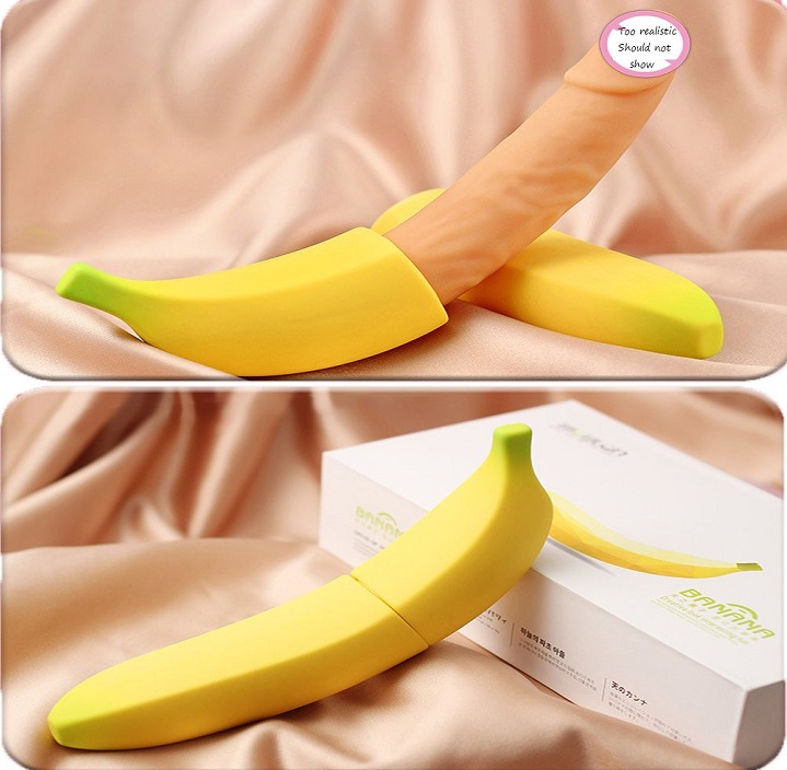 Moylan Banana dương vật giả chuối siêu mềm 7 chế độ rung kích thích