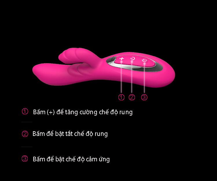 Dương vật giả rung Nalone Touch 2 kích thích điểm G thỏa mãn nàng
