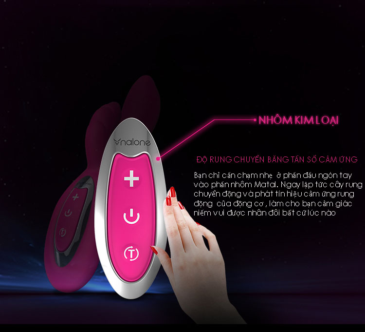 Dương vật giả rung Nalone Touch 2 kích thích điểm G thỏa mãn nàng