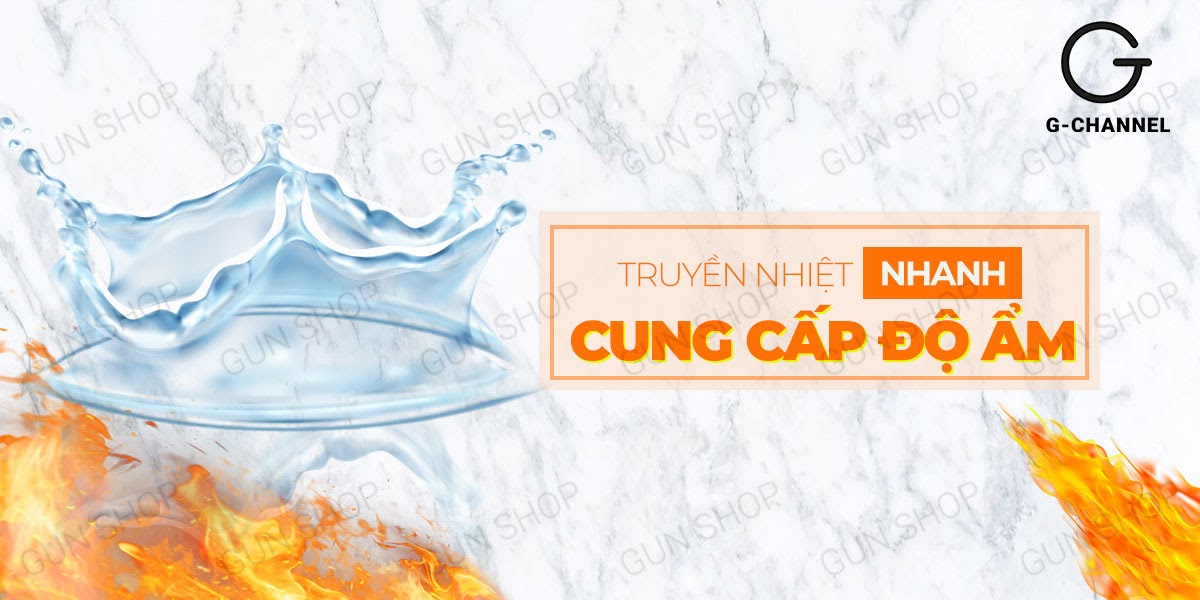 Gel bôi trơn hậu môn Shell Supermen nóng ấm tăng khoái cảm 90ml
