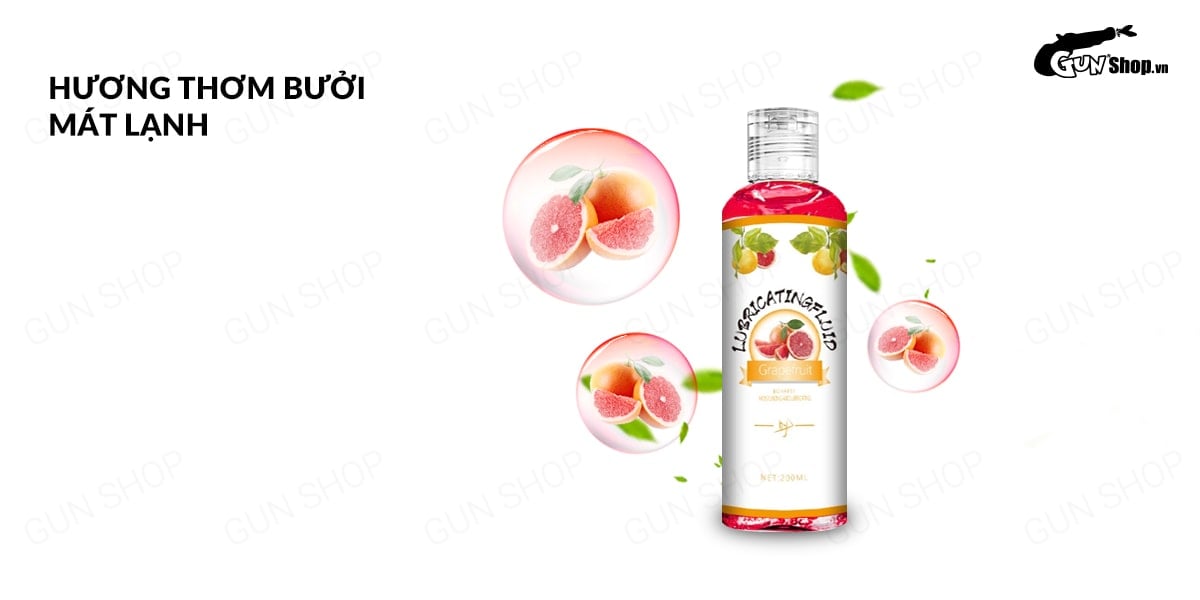 Gel bôi trơn hương bưởi Boyafei 200ml - An toàn mượt mà dễ dùng