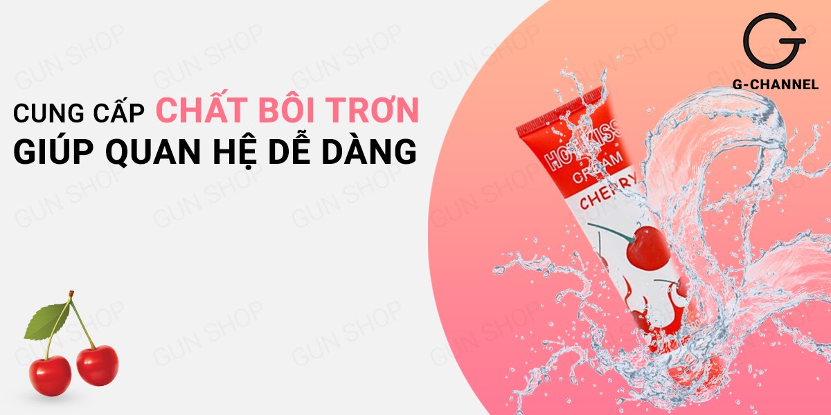 Gel Bôi Trơn Hot Kiss Cherry 100ml Đam Mê Tăng Khoái Cảm