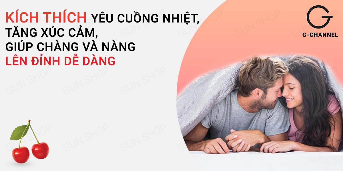 Gel Bôi Trơn Hot Kiss Cherry 100ml Đam Mê Tăng Khoái Cảm