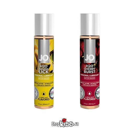 Gel bôi trơn JO H2O hương Cherry Chuối nếm được tăng khoái cảm 30ml