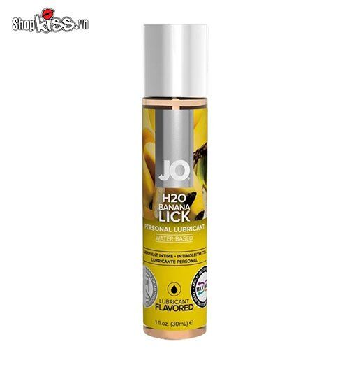 Gel bôi trơn JO H2O hương Cherry Chuối nếm được tăng khoái cảm 30ml