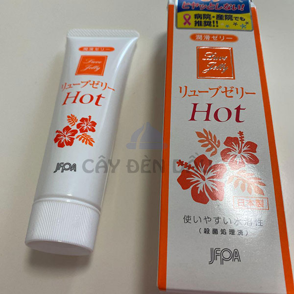 Gel Bôi Trơn Jex Luve Jelly Hot 55g Nhật Bản tăng hưng phấn cảm xúc