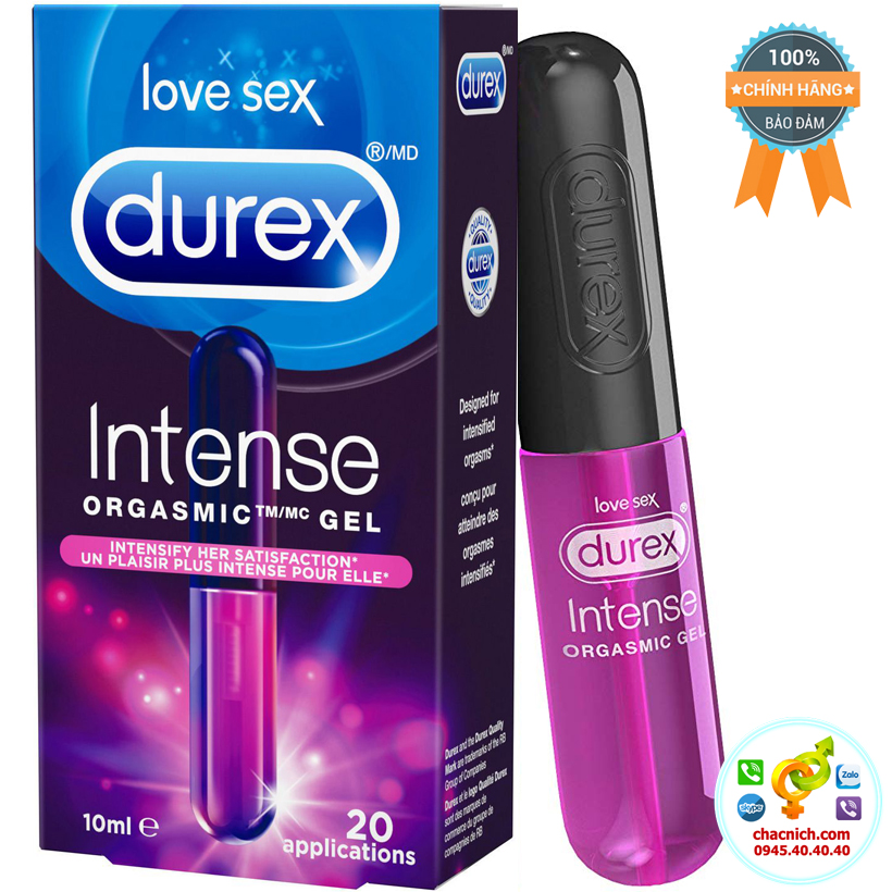 Gel bôi trơn Durex Intense Orgasmic kích thích khoái cảm nữ chính hãng Gel bôi trơn Durex Intense Orgasmic kích thích khoái cảm nữ chính hãng