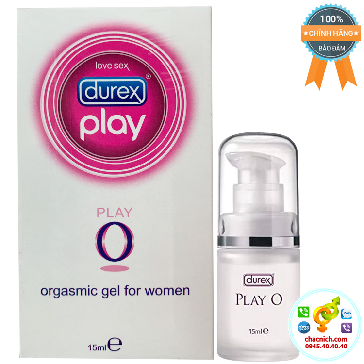 Gel tăng khoái cảm nữ Durex Play O an toàn nhập khẩu Anh 15ml