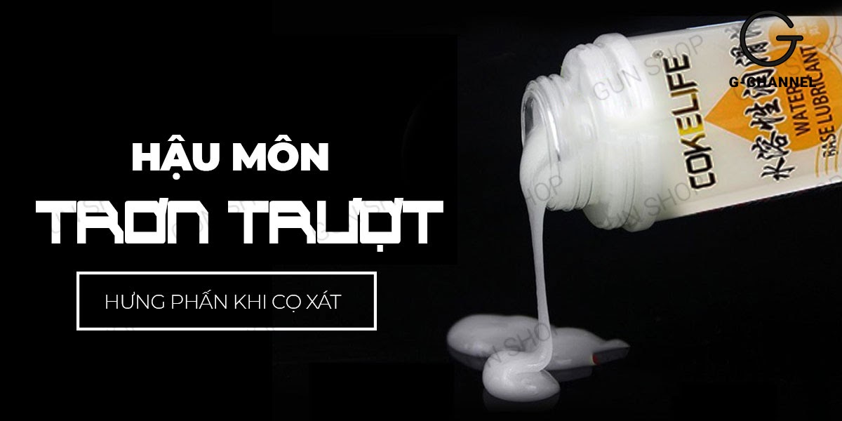 Gel bôi trơn tinh trùng Cokelife 300ml an toàn thoải mái kích thích