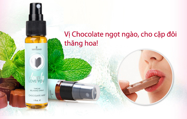 Gel quan hệ bằng miệng Sensuva Deeply Love You thơm ngon an toàn
