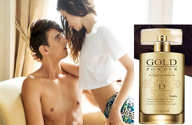 Nước hoa kích dục nữ Gold Powder D thơm quyến rũ tăng khoái cảm