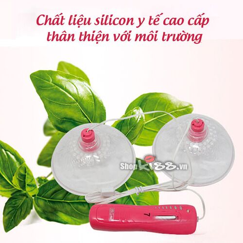 Máy mát xa nhũ hoa Momo II Rung 7 chế độ TPR Silicone cao cấp