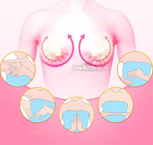 Áo ngực mát xa sưởi ấm nâng ngực kích thích phát triển vòng 1 tiện lợi
