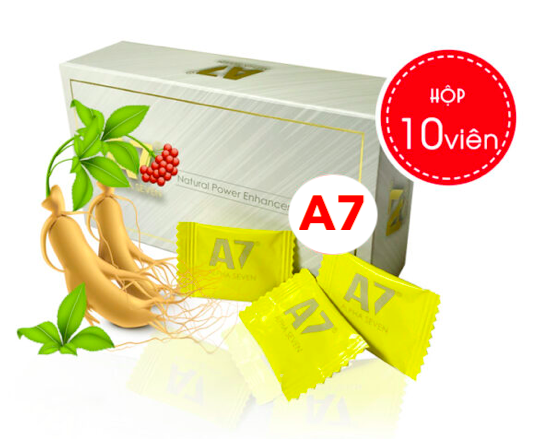 Kẹo A7 Alpha Seven tăng cường sinh lý nam, thảo dược tự nhiên, hiệu quả nhanh