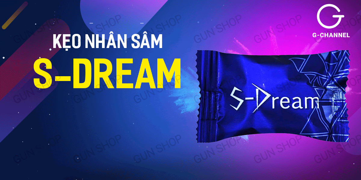 Kẹo nhân sâm S-Dream tăng sinh lý nam khỏe mạnh sung mãn Kẹo nhân sâm S-Dream tăng sinh lý nam khỏe mạnh sung mãn