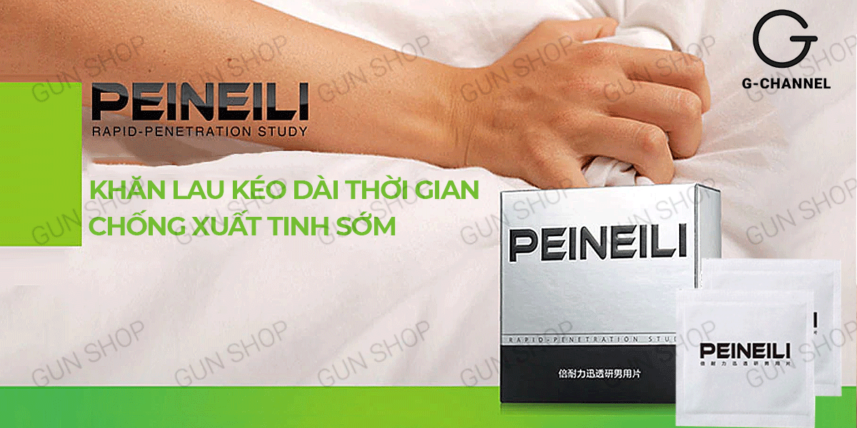 Khăn lau Peineili chống xuất tinh sớm chính hãng hộp 12 cái kéo dài thời gian quan hệ Khăn lau Peineili chống xuất tinh sớm chính hãng hộp 12 cái kéo dài thời gian quan hệ