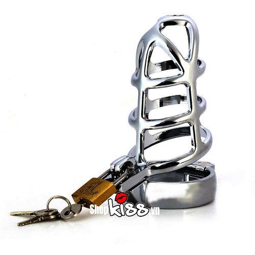 Khóa dương vật thép không gỉ inox bền đẹp tăng khoái cảm