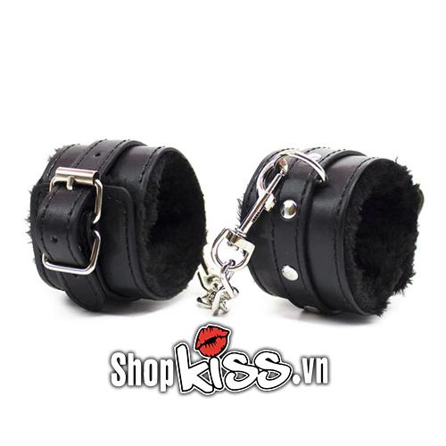 Khóa tay da bạo dâm cao cấp Đồ chơi kích thích cực mạnh