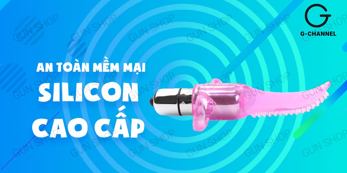 Lưỡi rung Baile đeo ngón tay silicon cao cấp kích thích đỉnh Lưỡi rung Baile đeo ngón tay silicon cao cấp kích thích đỉnh