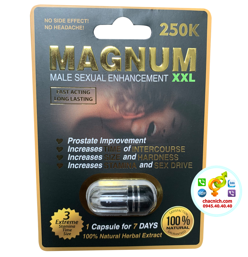  Kho sỉ Viên Uống Cường Dương và Tăng Kích Thước Cậu Nhỏ Magnum XXL 250k tốt nhất