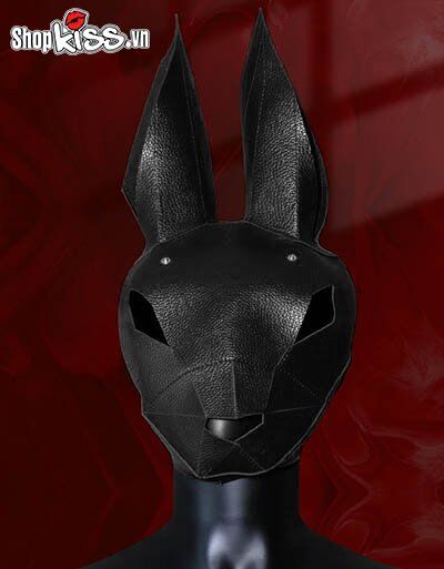 Độc đáo mặt nạ trùm đầu thỏ đen cosplay siêu kích thích