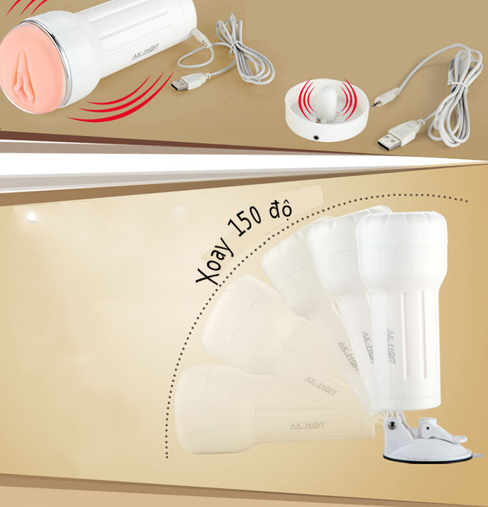 Máy bú cu tự động AK-HOT hỗ trợ sinh lý nam cực mạnh tăng khoái cảm Máy bú cu tự động AK-HOT hỗ trợ sinh lý nam cực mạnh tăng khoái cảm