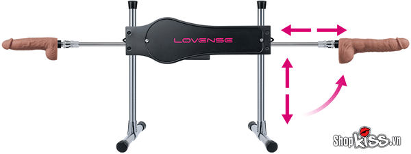 Máy làm tình 2 đầu Lovense Machine mới Kích thích cực khoái nhanh