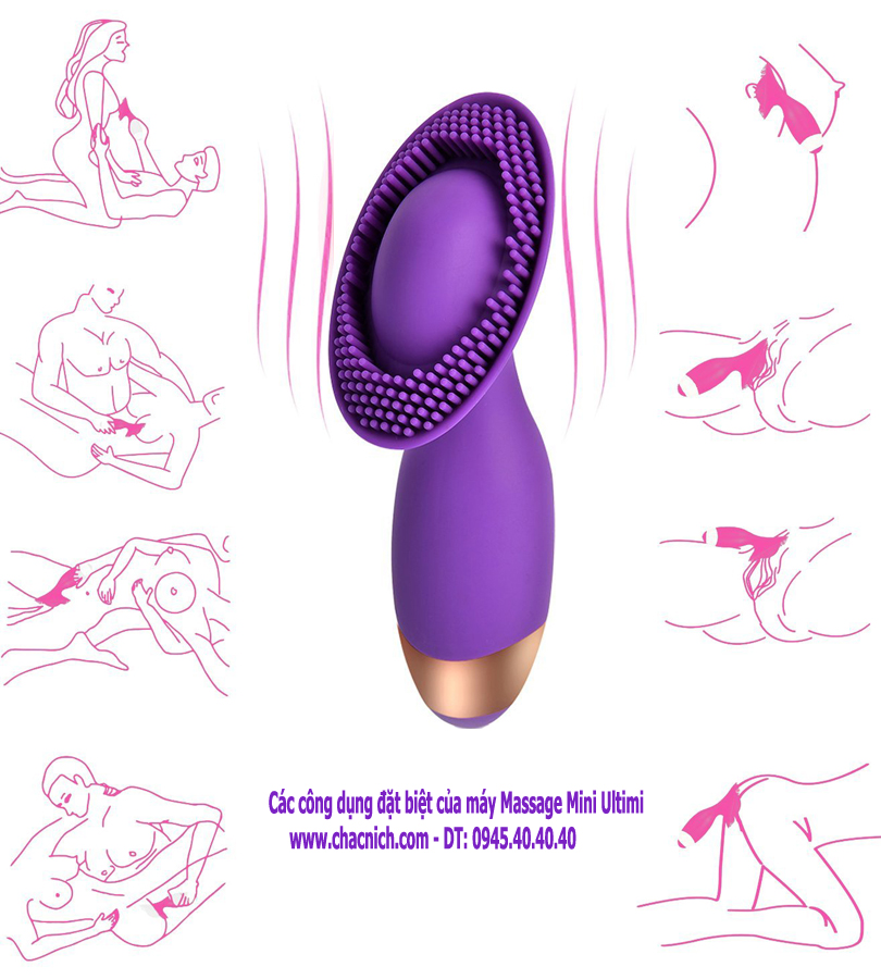 Máy massage đầu rung điểm G Utimi chất liệu silicone y tế Máy massage đầu rung điểm G Utimi chất liệu silicone y tế