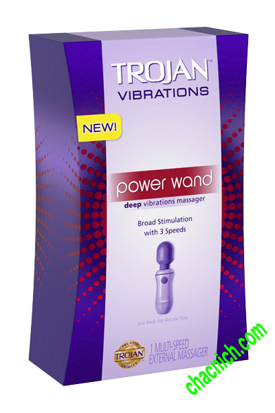 Máy Massage Trojan Power Wand cao cấp kích thích điểm G, rung mạnh Máy Massage Trojan Power Wand cao cấp kích thích điểm G, rung mạnh