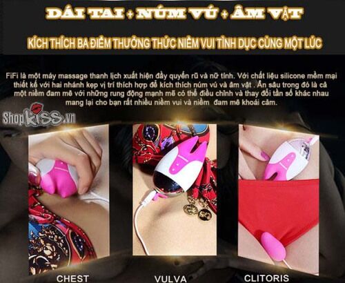 Máy mát xa nhũ hoa Nalone Fifi 2 cao cấp rung 7 chế độ an toàn
