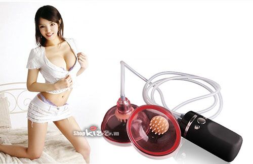 Máy mát xa nhũ hoa rung tăng size vòng 1 gợi cảm giữ săn chắc