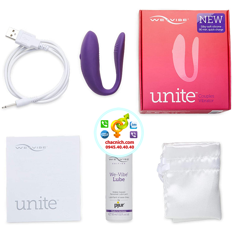Máy rung kẹp We Vibe Unite cao cấp, kích thích cực mạnh, nhập Mỹ Máy rung kẹp We Vibe Unite cao cấp, kích thích cực mạnh, nhập Mỹ