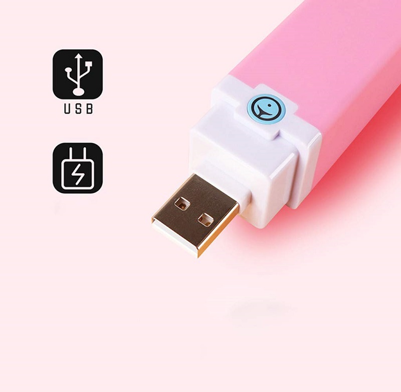 Máy rung điểm G mini thỏi son sạc USB 10 chế độ rung mạnh mẽ