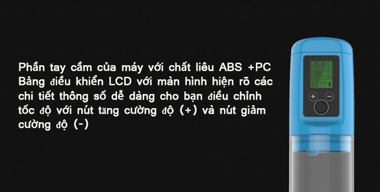 Máy tập dv tự động màn hình LCD sạc USB tăng kích thước hiệu quả