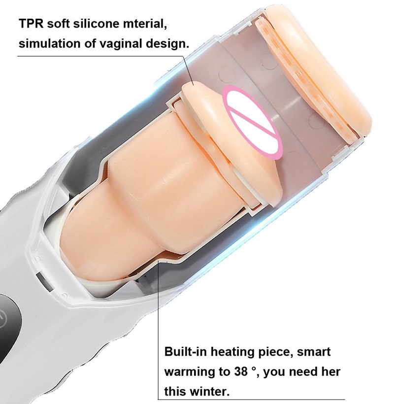 Máy thủ dâm tự động Navigator Cup ấm áp rung thụt mạnh