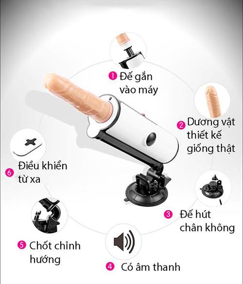 Máy làm tình tự động điều khiển từ xa chất lượng cao rung mạnh mượt