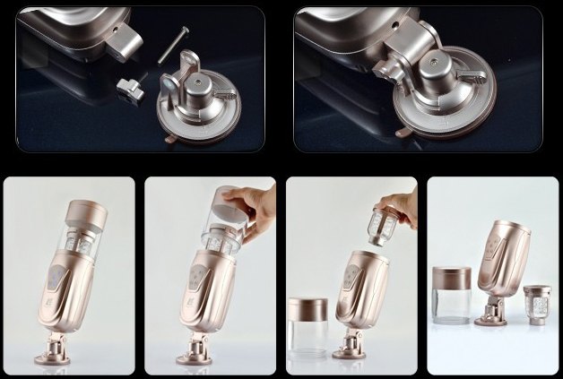Máy bú mút cu tự động cao cấp AD49, đồ chơi tình dục nam hot