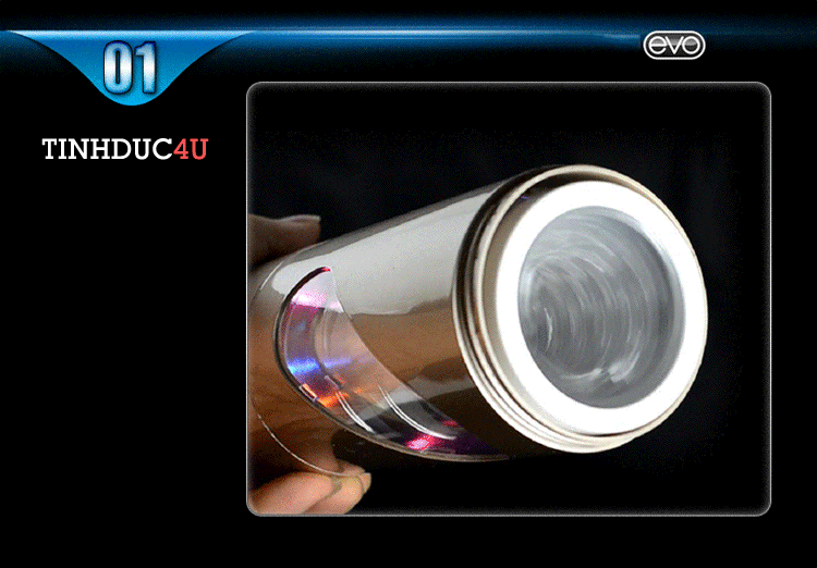 Âm đạo giả Evo Nhật xoay tự động kích thích sục bú cu cực phê