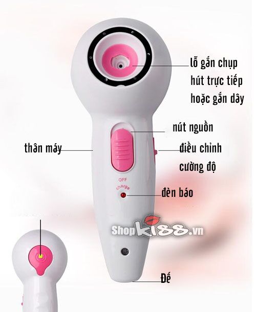 Dụng cụ hút chân không nâng ngực cầm tay siêu tiện lợi