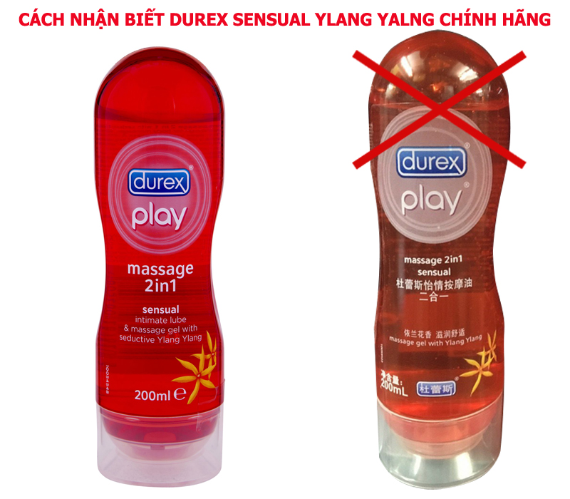 Gel Massage Durex 2in1 Sensual Hoa Ngọc Lan Tây Dịu Nhẹ Kích Thích