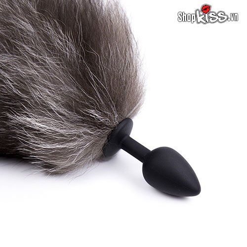 Đuôi chồn silicon cao cấp kích thích hậu môn đồ chơi BDSM quyến rũ