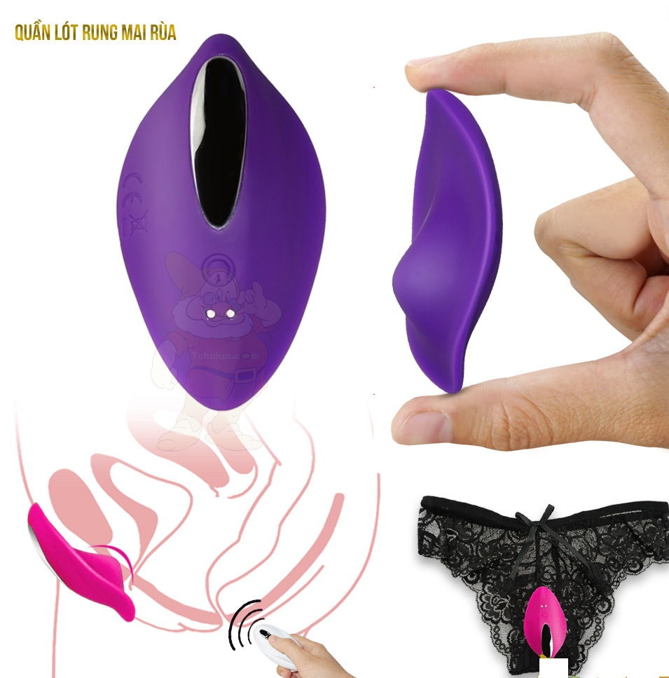 Quần lót rung mu rùa cực mạnh sạc pin tần số đa dạng